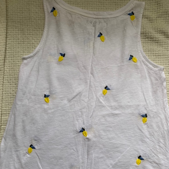 Loft Lemon Patterned Tank Top - Picture 5 of 5